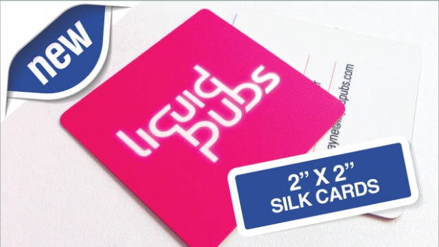 2x2 inches Silk Cards