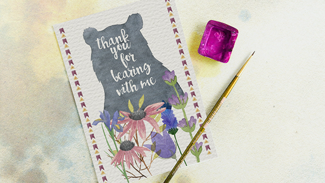 MIP Artiste Postcard