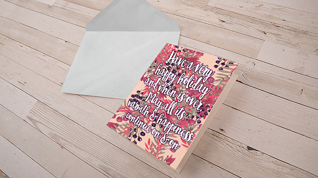 MIP Artiste Greeting Card