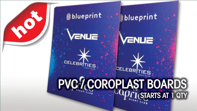 PVC/Coroplast Boards